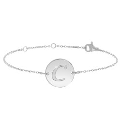 Bracciale con lettera C in...